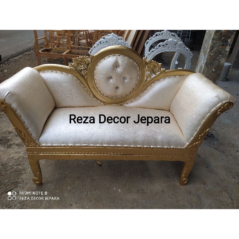 kursi pelaminan bundar / sofa pelaminan / kursi pengantin / sofa kayu jati / kursi manten