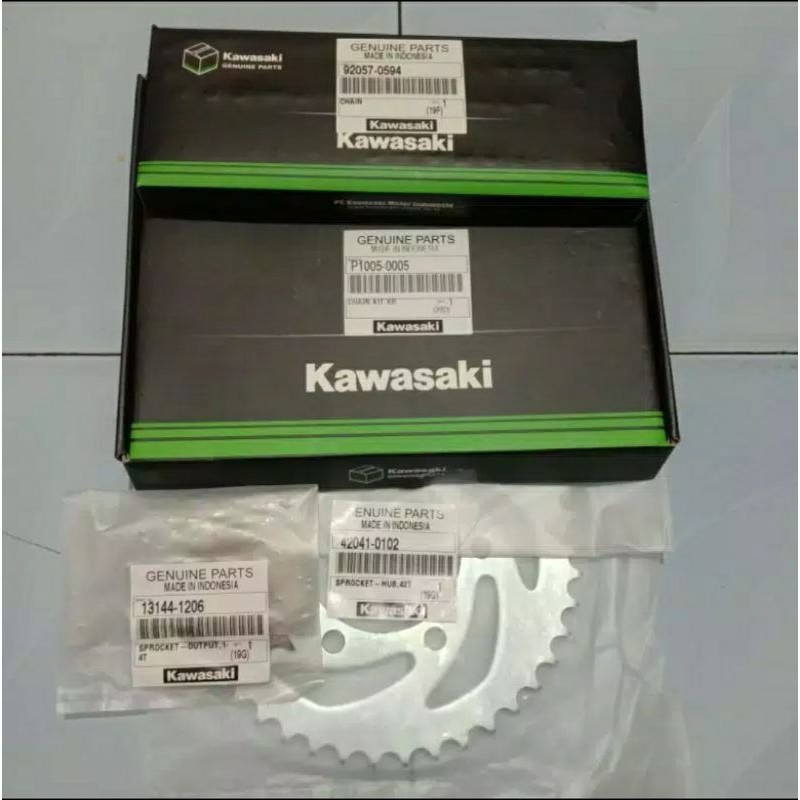 Gir Set Gear Set Ninja R SS Original Kawasaki