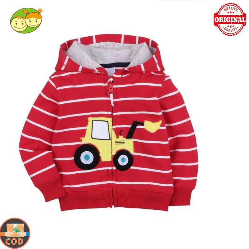 Carters Jaket Bayi Cowok 1-3Tahun Jaket Anak Laki-Laki Bluedy Whale