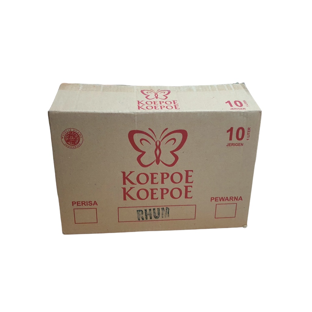 Koepoe Koepoe Rum Jamaica 1 Ltr Butterfly Rhum Essence Bahan Kue