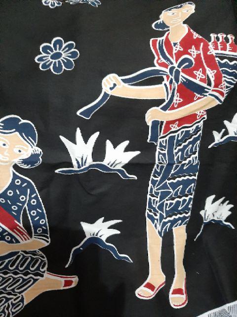 Kain Batik Solo Mbok Jamu Kode D9