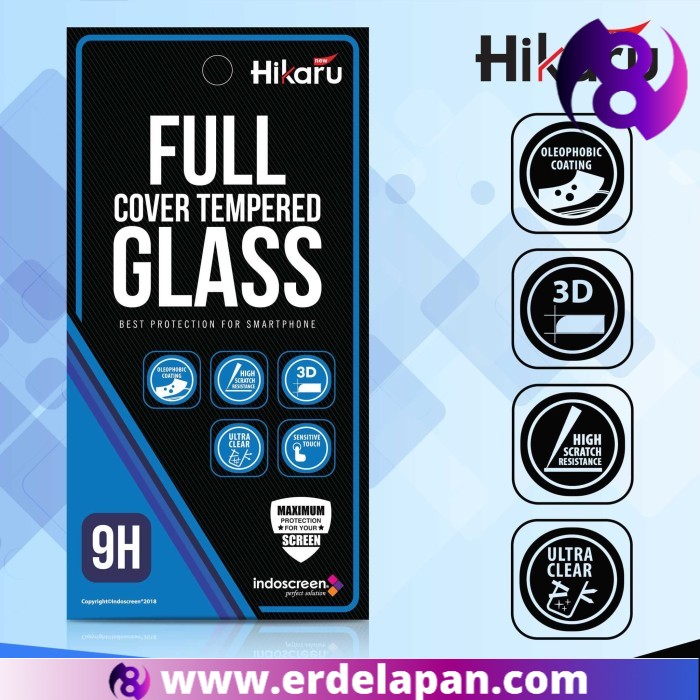Tempered Glass Realme C3 New Hikaru Full Cover