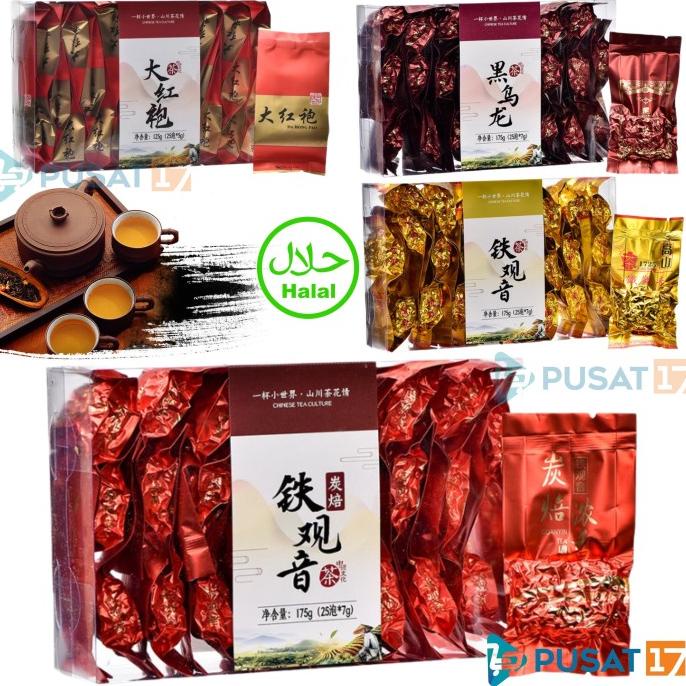 

(BISA COD) CHINESE TEA 25BKS/BOX MIKA D2 OOLONG TIE GUAN YIN TEH CHINA NEW Kode 1444