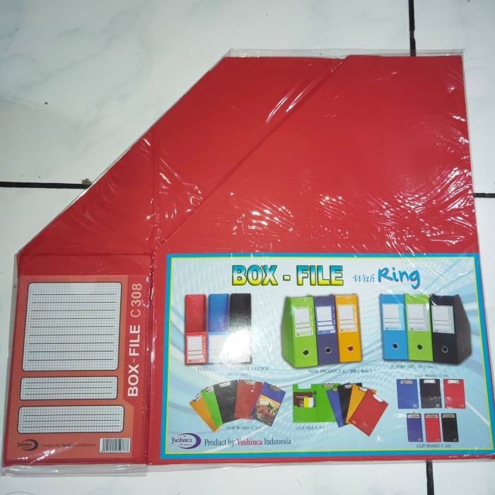 

Box File Yushinca c308 merah