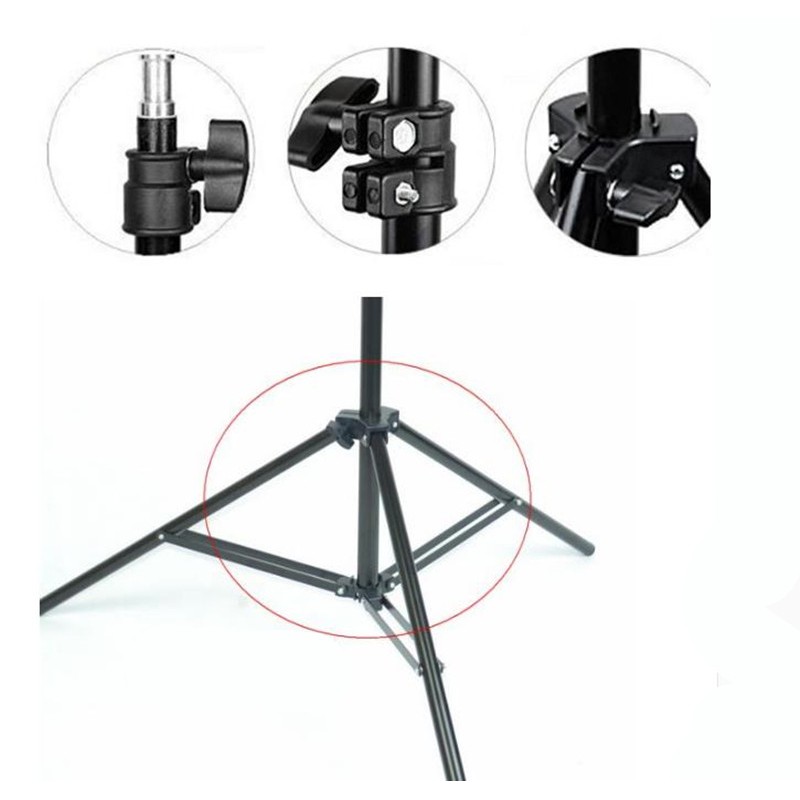 TRIPOD HP 2METER / CAMERA / RINGLIGHT BAHAN BESI FREE HOLDER U