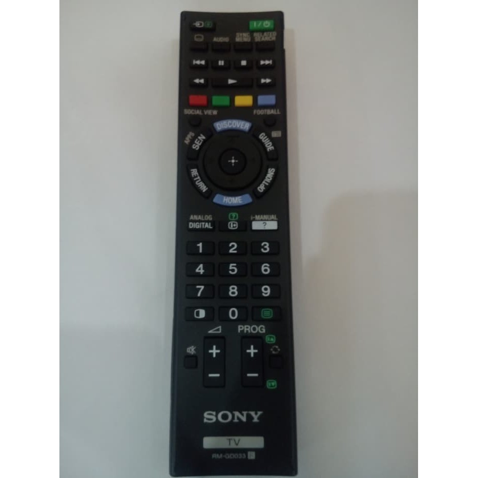 Promo REMOT/REMOTE TV LCD/LED SONY RM-GD033 ORI/ORIGINAL/ASLI Murah Banget