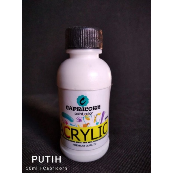 

Cat Lukis Acrylic/ Capricorn 50ml (PUTIH)