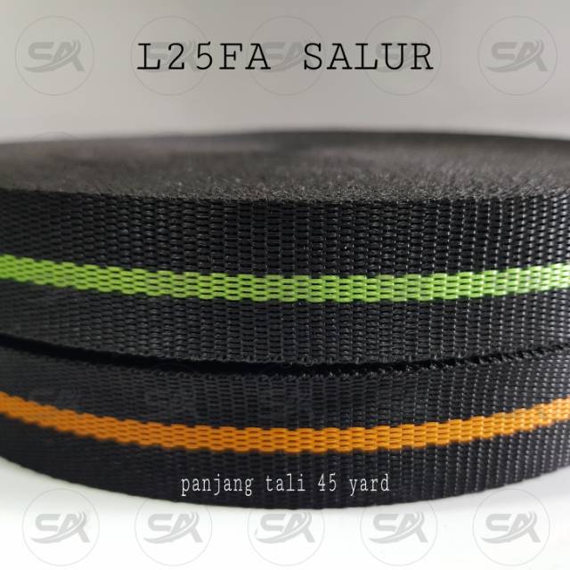 

TALI WEBBING L25FA SALUR & BINTIK / TALI BISBAN 2,5 CM (ROL)