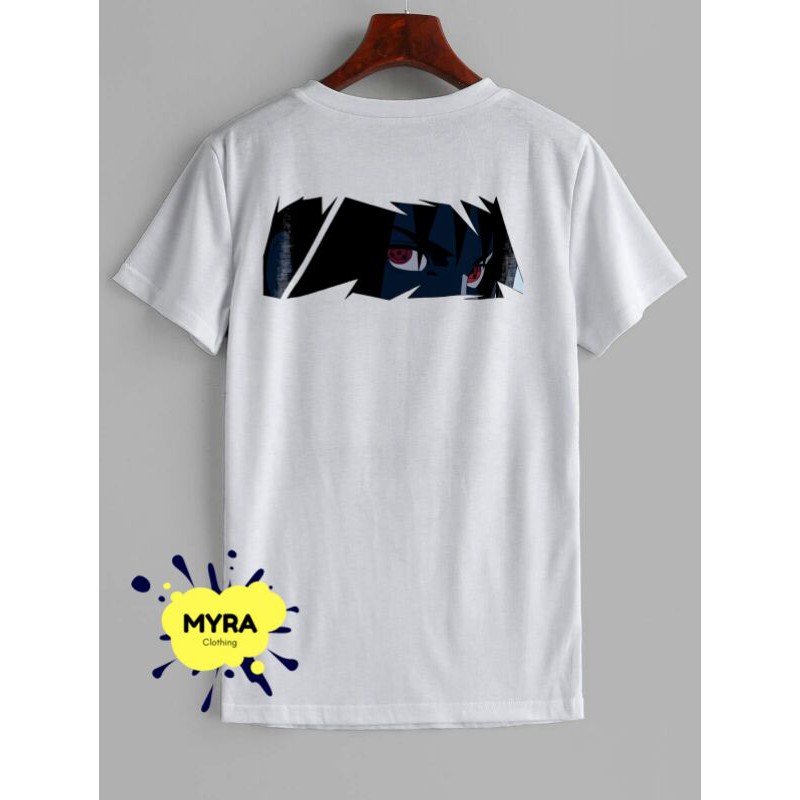 KAOS/BAJU NARUTO | SHARINGAN | UCHIHA SASUKE | ITACHI | ANIME | JEPANG | TRENDY | NARUTO