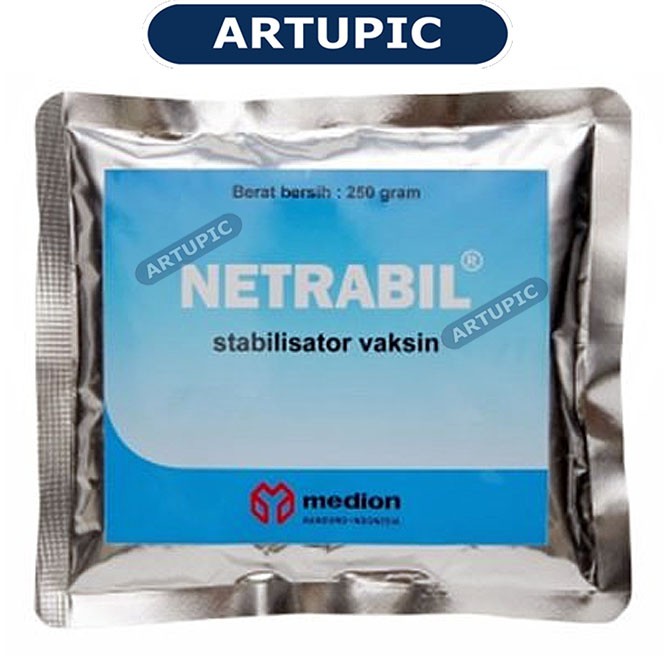 Netrabil 250 gram Pelarut Stabilisator Vaksin Menetralisir pH logam berat mineral klorin Skim milk