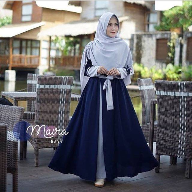 Gamis syari terbaru plus kerudung