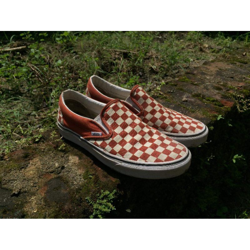 Vans slip on checkerboard second ori