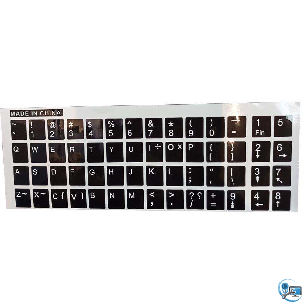 English Layout Sticker for Keyboard / Stiker Keyboard Doktor Komputer