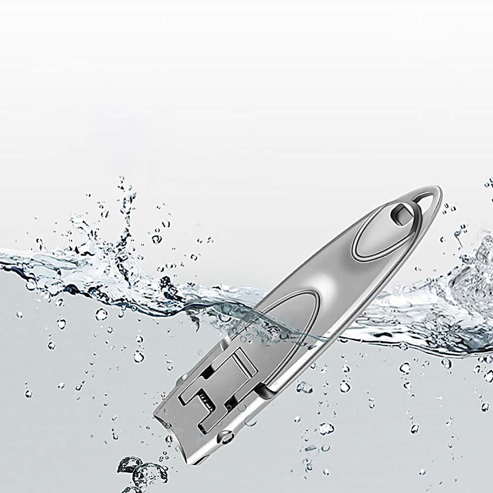 Agustina Gunting Kuku Tanpa Cipratan Stainless Steel Alat Manicure Tajam Pedicure Plier Golden Cicada Bentuk Pemangkas Kuku Jari