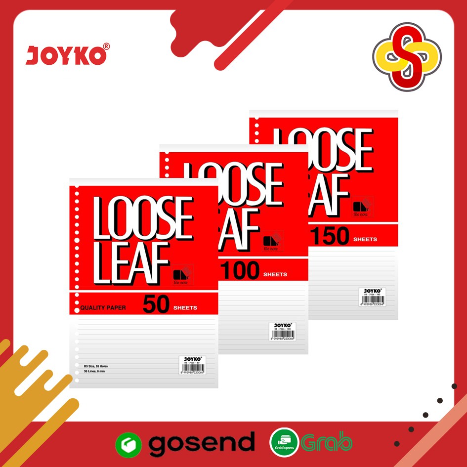 Isi Binder / Loose Leaf Joyko B5 50 Lembar