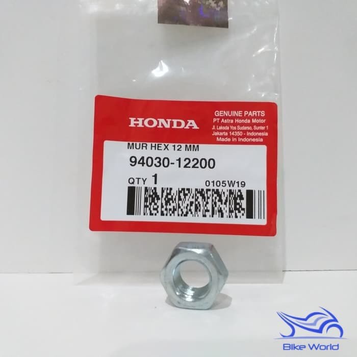 Mur Pully Beat, Scoopy, Vario 94030-12200 Genuine Astra Honda Motor