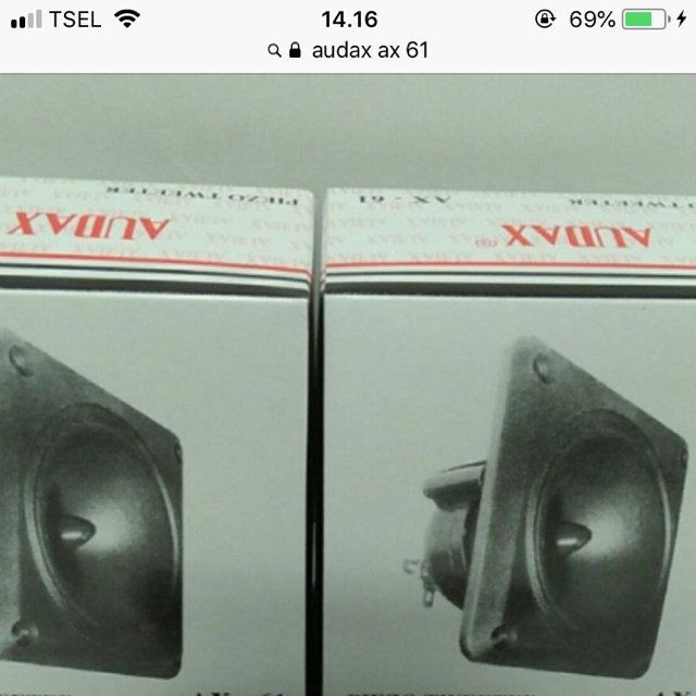 Audax ax 61 Tweeter speaker walet