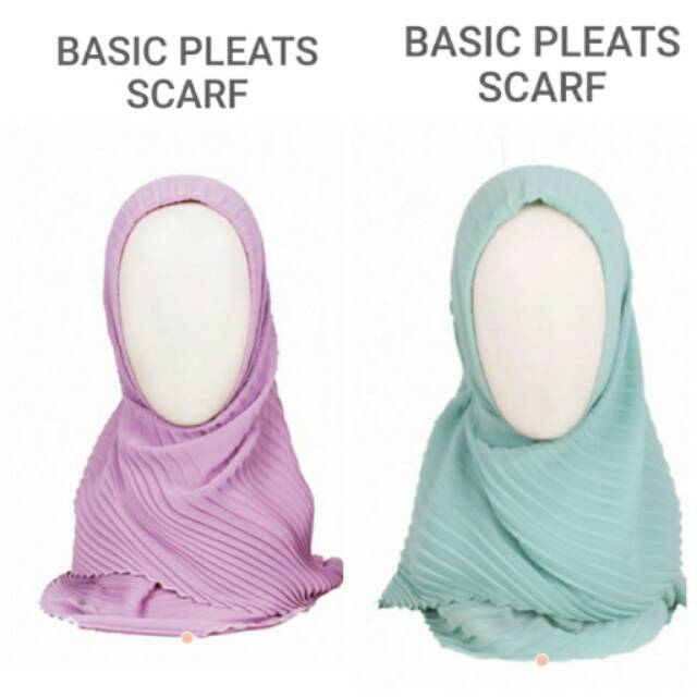 Basic Pleats Scarf Ria Miranda