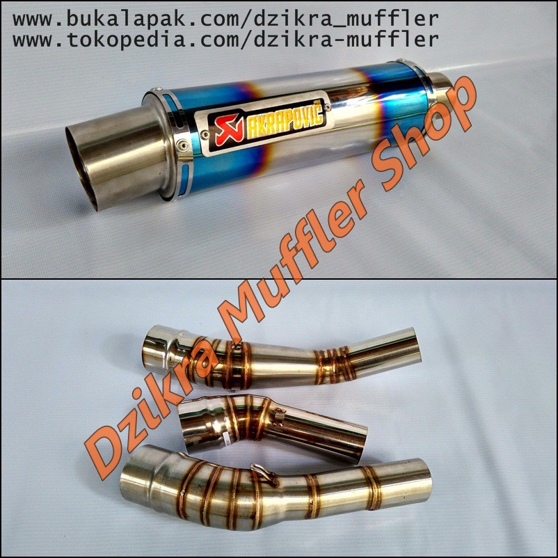 Knalpot Akrapovic mugello slip on for New CB150R - CBR150R Lokal K45 Facelift K45G - CBR250R