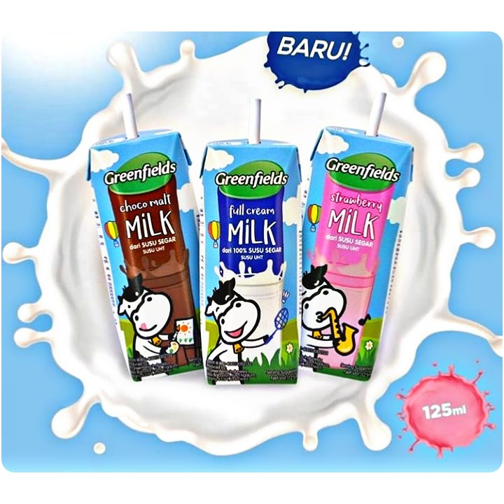 

SUSU UHT GREENFIELDS CHOCOMALT 125ML 1 KARTON ISI 40 PCS