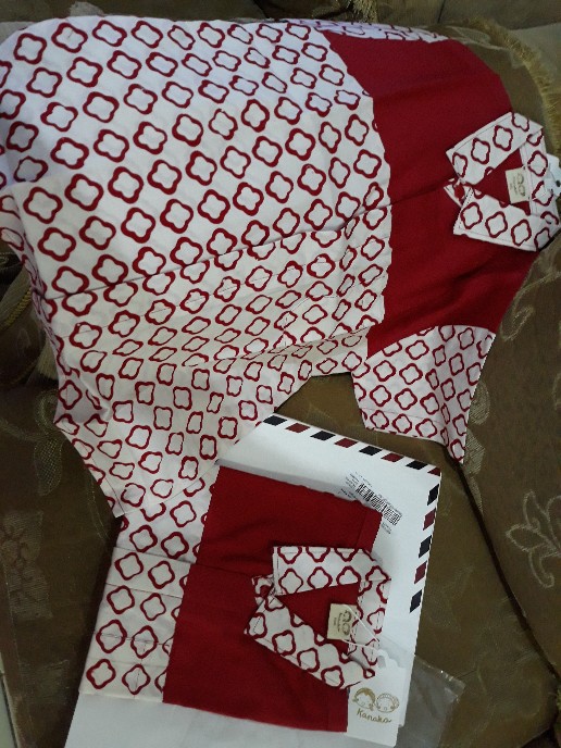 Batik Anak Kemeja Red Morocco