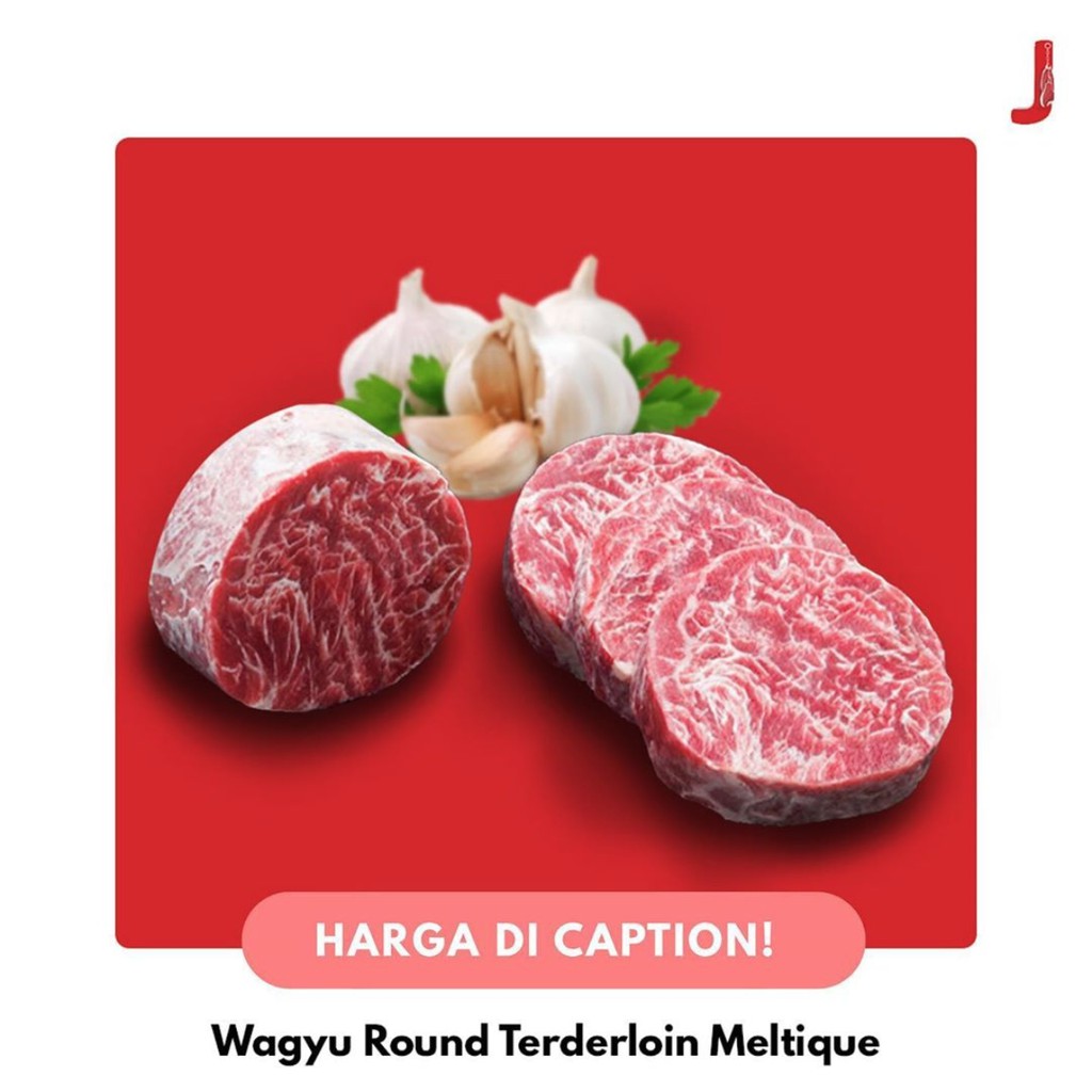 

Wagyu Round Tenderloin Meltique Beef Steak 200gr