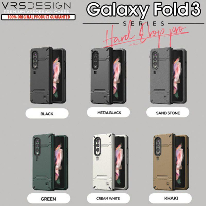 Original VRS Verus Hard Drop Case Samsung Galaxy Z Fold 3 Casing Cover Protector Hp Fold3 Softcase