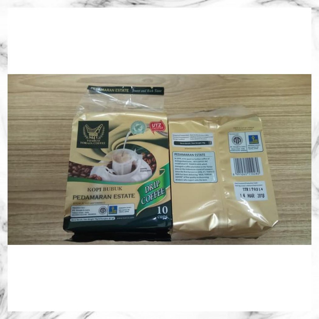 

TOARCO TORAJA COFFEE PEDAMARAN ESTATE DRIP COFFEE