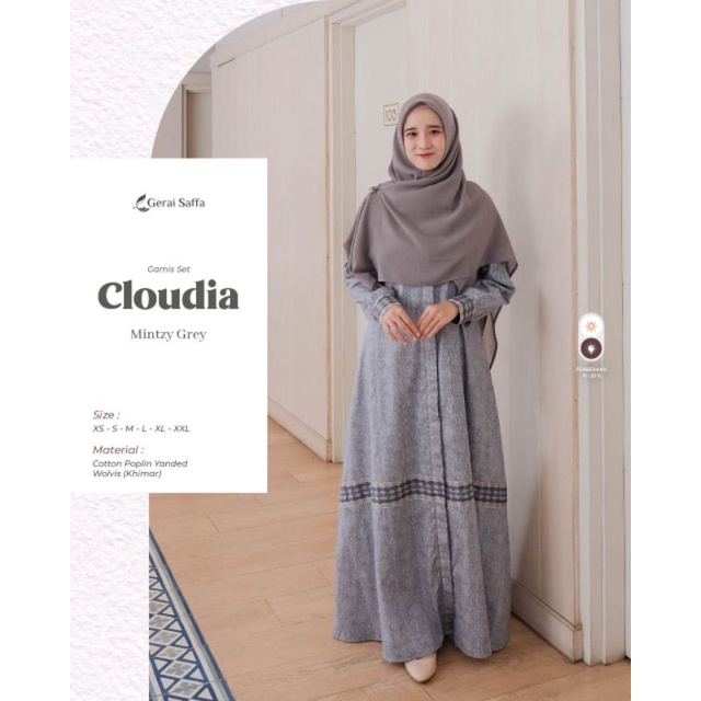 Cloudia Gamis Koko Sarimbit By Gerai Saffa