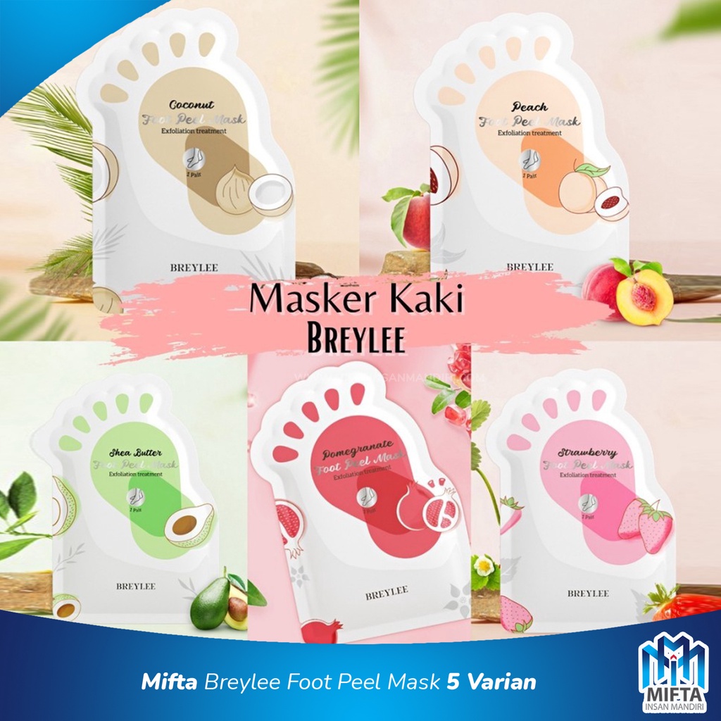 MASKER KAKI BREYLEE / BREYLEE FOOT PEELING MASK EXFOLIATING