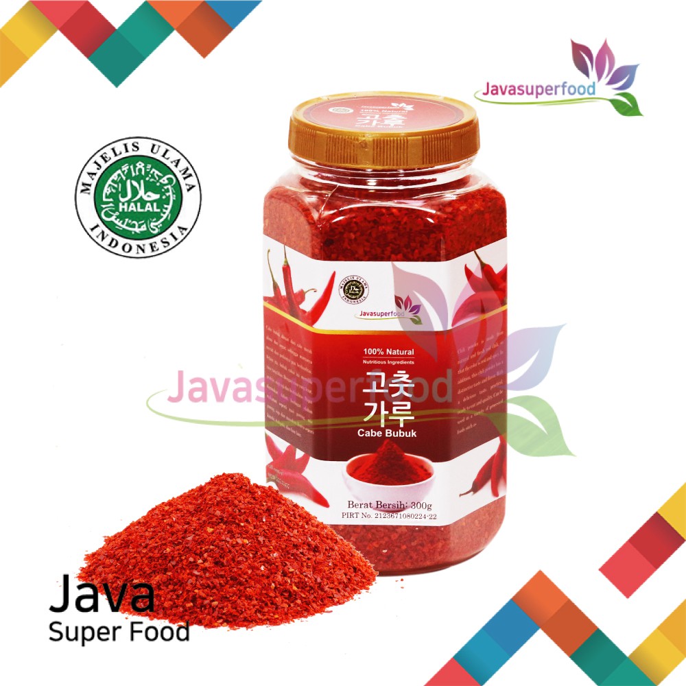 Bubuk Cabe Korea Toples [Halus] 300g / Korea Chili Powder Bottle 300g