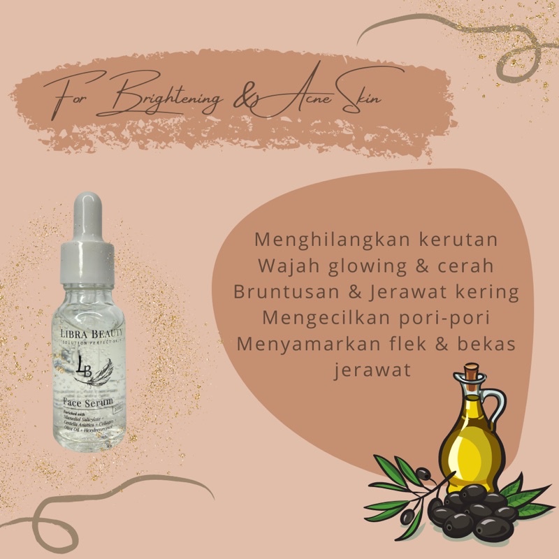 [ESTI KOSMETIK] LIBRA BEAUTY FACE SERUM GLOWING ESSENSE FACE GLOW SERUM ANTI AGING SERUM TOTOL