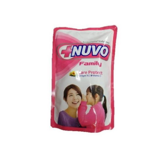 NUVO Body Wash / sabun mandi cair Antibacterial Pouch 450ml