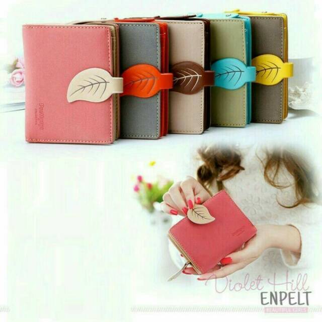 Termurah/terlaris/terbaik/Dompet daun mini