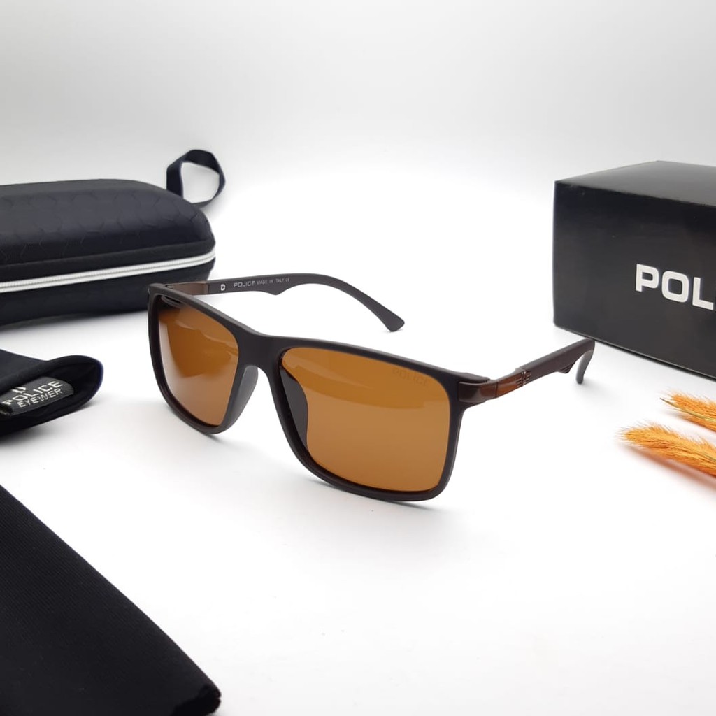 Sunglass - TERLARIS !!! Kacamata Hitam Pria / Kacamata Police A603 Lensa Anti UV