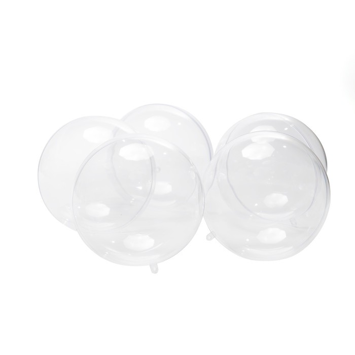 Promo Plastik Akrilik Bola Bening/Transparan Diameter 8 CM Murah