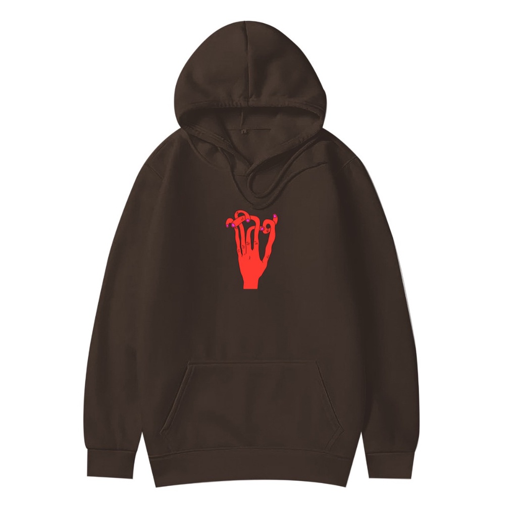 HAND ART HOODIE JUMPER PRIA WANITA Size M-XXL
