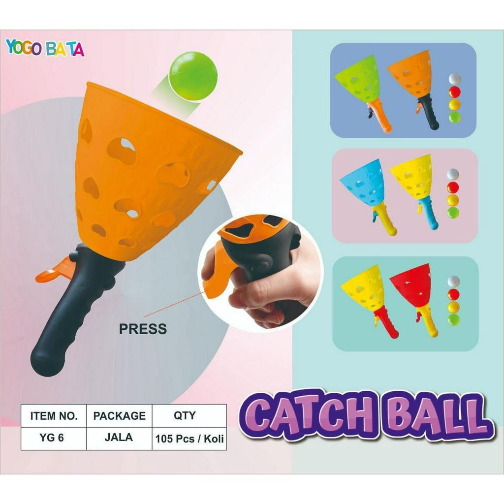 Mainan Anak Edukasi Lempar Tangkap Bola Balita Catch Ball Yogo Bata