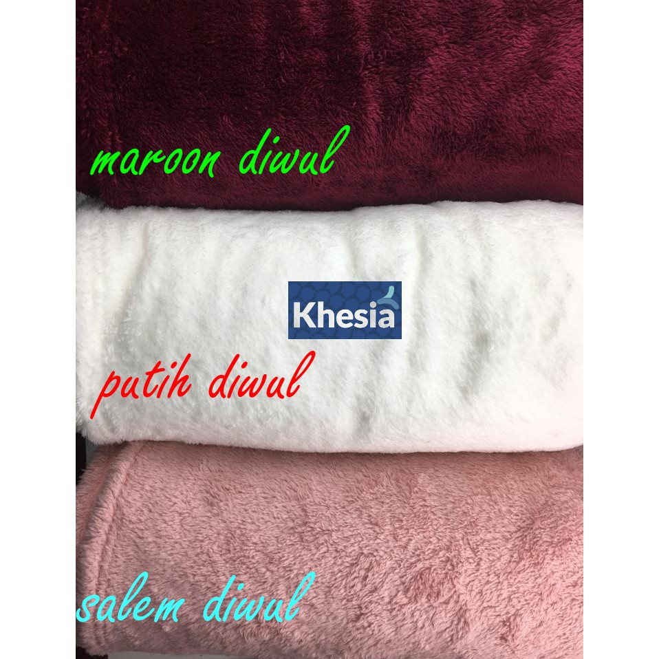 SUPER LEMBUT Selimut Pengantin Berupa Selimut Polos Sekaligus Selimut Aesthetic Dari Khesia Ini.