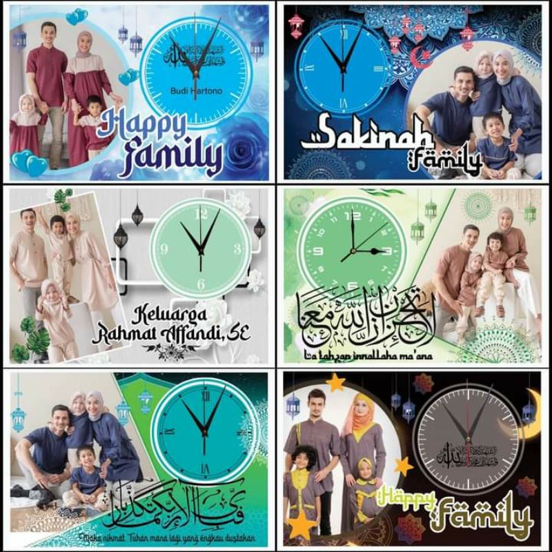 jam dinding mdf