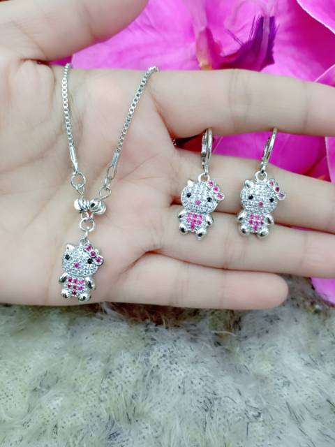 Gelang, Kalung, Anting Hellokitty Dewasa