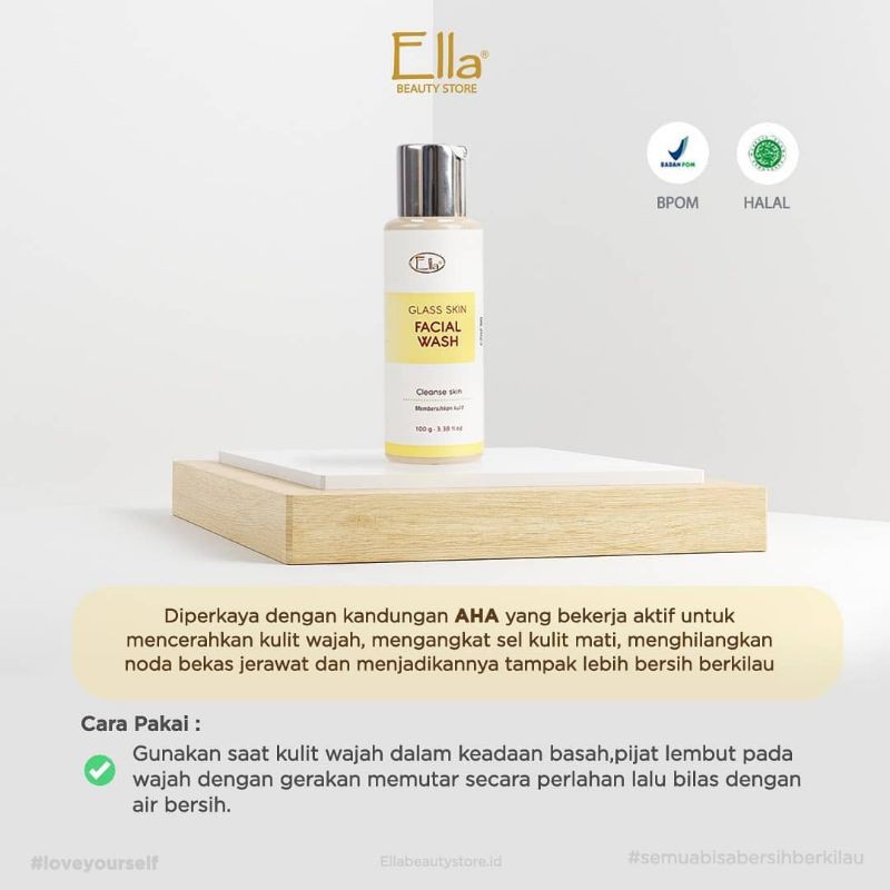 Ella Skincare Glass Skin Facial Wash