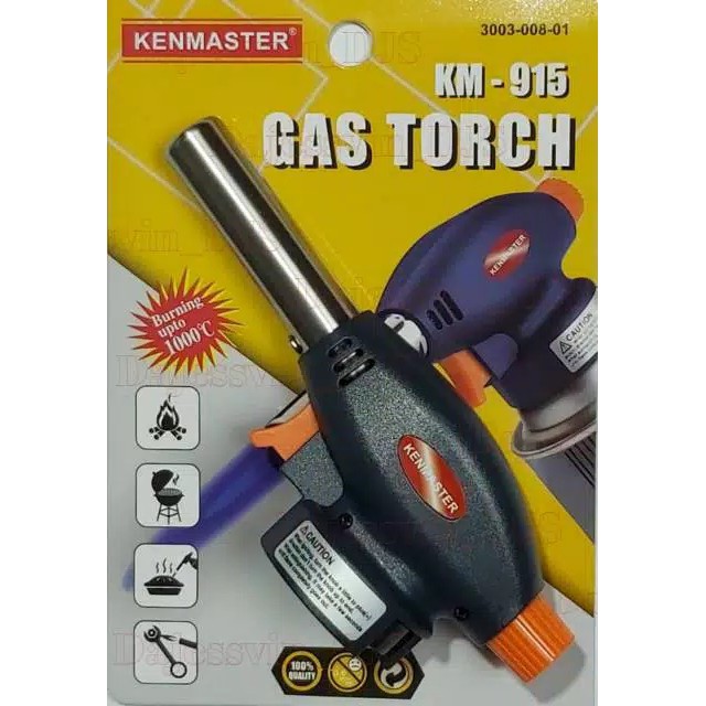 Kenmaster Gas Torch - Gas Pematk - Korek Api Las Auto Ignition Kenmaster KM-915