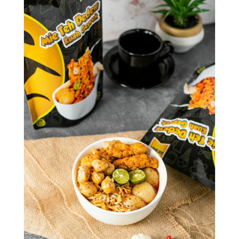 

Mie Kuah Geprek Teh Dedew Baso Aci Makanan Kekinian Khas Bandung