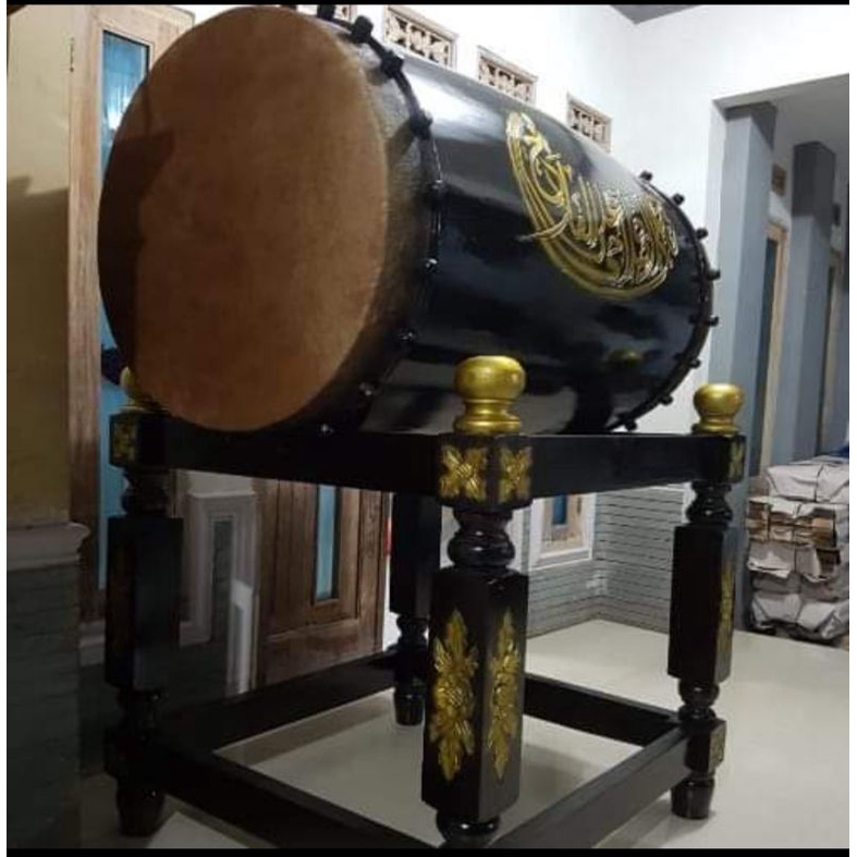 beduk masjid ( bedug musholla , bedug ukir , bedug kayu )