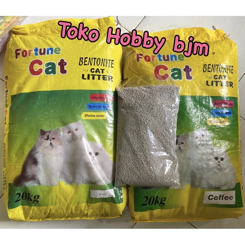 Pasir kucing REpak murah 2 Liter wangi gumpal Cat litter 2Litter 1.5 KG pasir hewan 2 litter repack