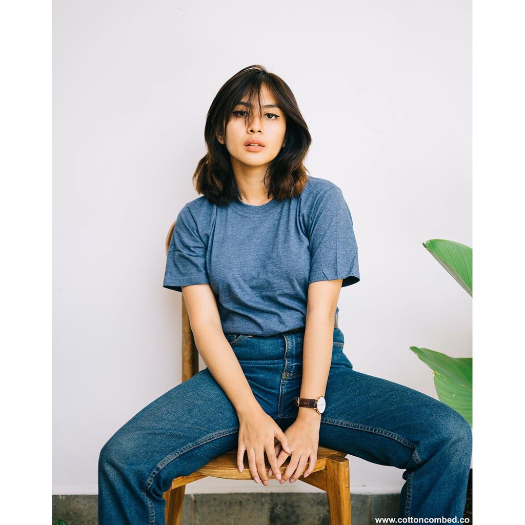  KAOS  OBLONG  POLOS PRIA WANITA NEVI MISTY 30S Shopee 