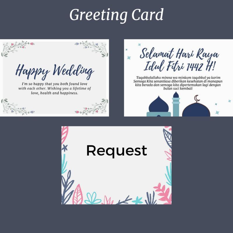 

GRETING CARD TAMBAHAN