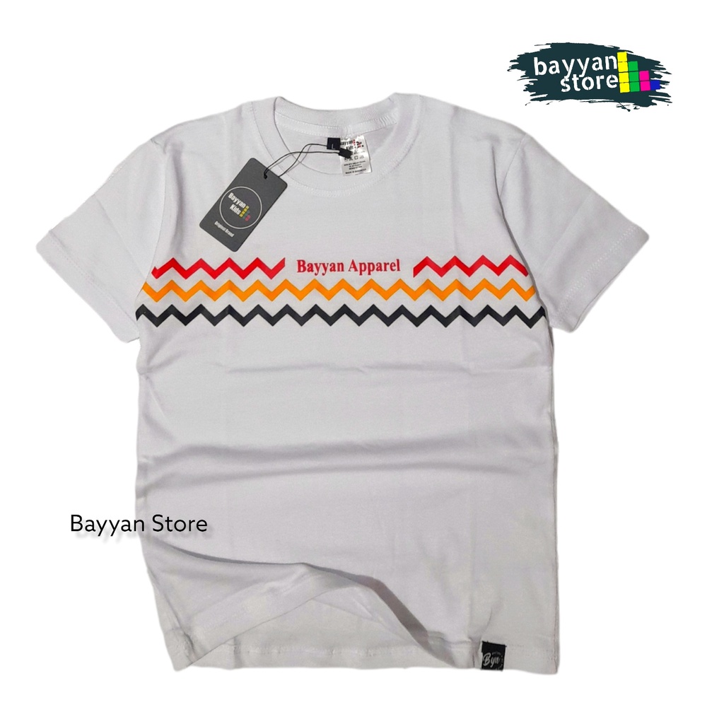 Bayyan Kaos Distro Anak Laki Laki Usia 1-12 Tahun Kaos Oblong