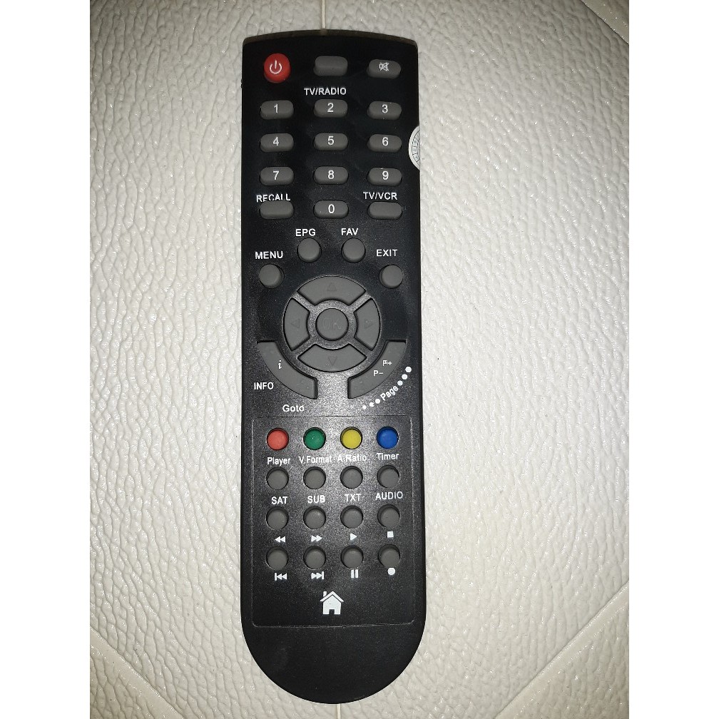 Remot Remote Receiver Parabola TV RADIO Tanaka Nusantara TN-01 4K HD / Transvision Nusantara HD KU